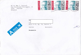 KING PHILIPPE, STAMPS ON COVER, 2021, BELGIUM - Lettres & Documents