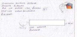 BIRD, STAMP ON COVER, 2003, PORTUGAL - Storia Postale