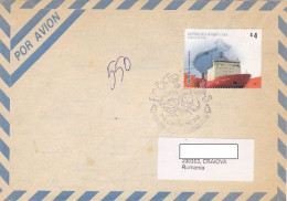 SHIP, ICEBREAKER, STAMP ON COVER, 2008, ARGENTINA - Lettres & Documents
