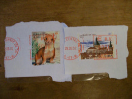 FRANCE Curiosite 2tp Surcharges  A 00,oo Euros Annee 2002 Obliteres - Used Stamps