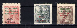 Guinea Española Nº 272/74 . Años 1948-49 - Guinea Española