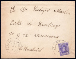 Segovia - Edi O 246 - 1909 - Mat "Ayllón" - Storia Postale