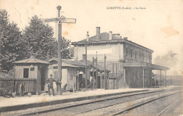 CPA 42 LORETTE / LA GARE - Autres & Non Classés