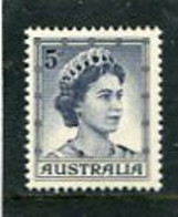 AUSTRALIA - 1959  5d  QEII  DEFINITIVE  MINT NH - Neufs