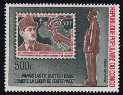 Thème Général De Gaulle - Congo Poste Aérienne N°134 - Neuf ** Sans Charnière - TB - De Gaulle (General)