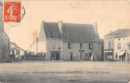 CPA 42 SAINT MARTIN D'ESTREAUX / PLACE DE L'EGLISE - Autres & Non Classés