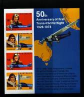 AUSTRALIA - 1978  EARLY AUSTRALIAN AVIATORS  MS  MINT NH - Blocks & Sheetlets