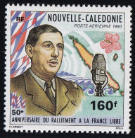 Thème Général De Gaulle - Nouvelle Calédonie Poste Aérienne N°267 - Neuf ** Sans Charnière - TB - De Gaulle (General)