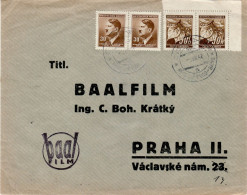 BOHEMIA & MORAVIA 1942 LETTER SENT TO PRAG - Briefe U. Dokumente