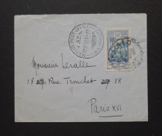 Timbre Numéro 54 Seul Sur Lettre Avec Cachet "Marine Poste Office " . - Cartas & Documentos