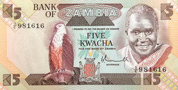 Zambia 5 Kwacha, P-25a (1980) - UNC - Zambie