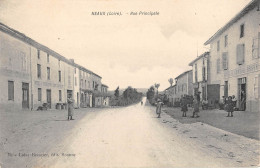 CPA 42 NEAUX / RUE PRINCIPALE - Other & Unclassified