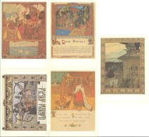 BILIBINE (Bilibin Yvan) Lot De 5 CP (Retirage )  Scènes Diverses     (6) - Bilibine