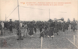 QUANG-YEN- EXECUTION CAPITALE DE DEUX ASSASSINS ANNAMITES LE 7 MARS 1905 AVANT L'ABOLITION DE LA PEINE DE MORT - Viêt-Nam