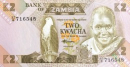 Zambia 2 Kwacha, P-24c (1980) - UNC - Signature 7 - Zambie