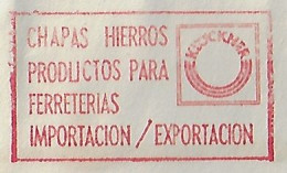 Argentina 1977 Cover Buenos Aires Meter Stamp Universal MultiValue Slogan Klöckner iron Plate Hardware Import Export - Storia Postale