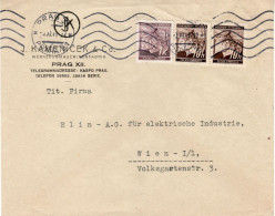 BOHEMIA & MORAVIA 1941  LETTER SENT FROM PRAG TO WIEN - Briefe U. Dokumente