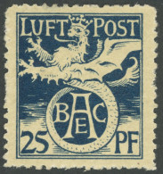 BAYERN , 1912, 25 Pf. Dunkelpreußischblau, Feinst (kleine Falzhelle Stelle Im Oberrand), Mi. 200.- - Altri & Non Classificati