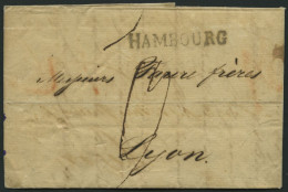 HAMBURG VORPHILA 1816, HAMBOURG, L1 Auf Brief Nach Lyon, Feinst - Sonstige & Ohne Zuordnung
