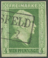 PREUSSEN 5a O, 1856, 4 Pf. Grün, Kabinett, Mi. (100.-) - Other & Unclassified