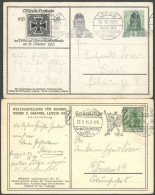 SST Bis 1918 30,32 BRIEF, LEIPZIG, 1913/1 Weihe Des Völkerschlacht-Denkmals Und Welt-Ausstellung Für Buchgewerbe Und Gra - Storia Postale