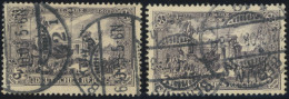 Dt. Reich 80A/Ba O, 1902/04, 3 M. Schwarzviolett Und Schwarzbraunviolett, Beide Zähnungen, Ohne Wz., 2 Prachtwerte, Mi.  - Sonstige & Ohne Zuordnung