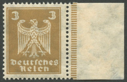 Dt. Reich 355Y , 1924, 3 Pf. Reichsadler, Wz. Liegend, Postfrisch, Pracht, Mi. 400.- - Unused Stamps