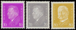 Dt. Reich 435-37 , 1930, Reichspräsidenten, Postfrischer Prachtsatz, Mi. 180.- - Otros & Sin Clasificación