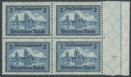 Dt. Reich 440 VB , 1930, 2 RM Alt-Köln Im Randviererblock, Pracht, Mi. 560.- - Ungebraucht