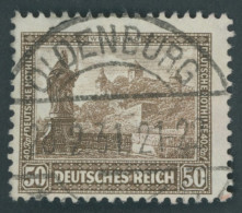 Dt. Reich 453 O, 1930, 50 Pf. Feste Marienberg, Pracht, Mi. 110.- - Usados