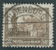 Dt. Reich 453 O, 1930, 50 Pf. Feste Marienberg, Pracht, Mi. 110.- - Usati