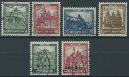 Dt. Reich 45964 O, 1931/2, Nothilfe, 6 Prachtwerte, Mi. 168,. - Used Stamps