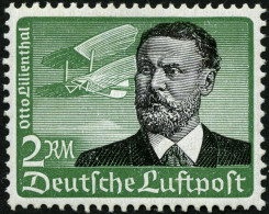 Dt. Reich 538x , 1934, 2 RM Lilienthal, Pracht, Mi. 130.- - Nuovi