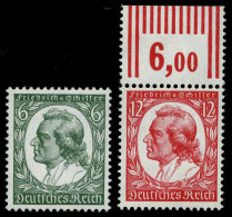 Dt. Reich 554/5 , 1934, Schiller, Pracht, Mi. 100.- - Neufs