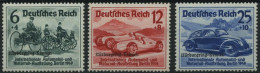 Dt. Reich 695-97 , 1939, Nürburgring-Rennen, Normale Zähnung, Prachtsatz, Mi. 280.- - Neufs