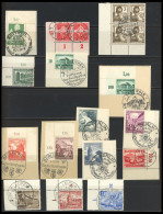 SAMMLUNGEN BrfStk,o , 1937-44, Sammlung Von 63 Verschiedenen Gestempelten Bogenecken (einige Auch Als Eckrandviererblock - Sonstige & Ohne Zuordnung