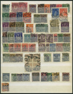 SAMMLUNGEN, LOTS O, 1921-23, 66 Verschiedene Gestempelte Kleinere Und Mittlere Werte Inflation, Meist Feinst/Pracht, All - Used Stamps