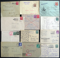 LOTS 1923-45, Partie Von 180 Belegen, Meist Einfache Bedarfspost, Fundgrube, Etwas Unterschiedlich, Besichtigen! - Andere & Zonder Classificatie