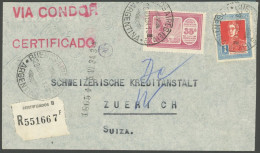 ZEPPELINPOST 248I BRIEF, 1934, 1. Südamerikafahrt, Argentinische Post, Argentinien-Europa, Einschreibbrief, Feinst (zwei - Airmail & Zeppelin