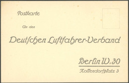ALTE ANSICHTSKARTEN 1913, Deutscher Luftfahrer Verband, Vordruck-Einladungskarte Zur Wohltätigkeits-Vorstellung, Ungebra - Other & Unclassified