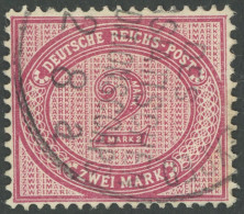 DP CHINA V 37f O, 1901, 2 M. Rötlichkarmin, Stempel K.D. FELDPOSTEXPED A 2/8, Pracht, Gepr. Dr. Steuer, Mi. 700.- - China (oficinas)