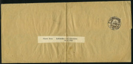 DSWA 11 BRIEF, 1906, 3 Pf. Dunkelockerbraun, Einzelfrankatur Auf Streifband Nach Oderheim, 1x Gefaltet, Feinst - Sud-Ouest Africain Allemand