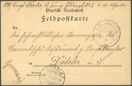 DSWA RAMANSDRIFT, 21.6.(1906), Ohne Jahreszahl! Auf Feldpostkarte Nach Döbeln, Pracht - German South West Africa