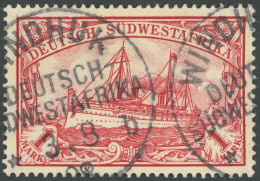 DSWA 20 O, WINDHUK B Auf 1 MK, Pracht - German South West Africa