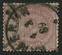 KAMERUN V 37c O, 1887, 2 M. Mittelrosalila, Stempel KAMERUN 4.1.89, Oben Einige Verkürzte Zähne Sonst Farbfrisches Prach - Kamerun