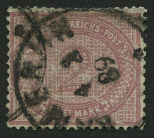 KAMERUN V 37c O, 1887, 2 M. Mittelrosalila, Stempel KAMERUN 4.1.89, Oben Einige Verkürzte Zähne Sonst Farbfrisches Prach - Camerun