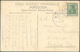 MSP BIS 1914 DR 85 BRIEF, 6 (VIKTORIA LUISE), 18.7.08, Ansichtskarte Aus Madeira, Pracht - Marítimo