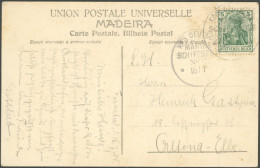 MSP BIS 1914 DR 85 BRIEF, 6 (VIKTORIA LUISE), 18.7.08, Ansichtskarte Aus Madeira, Pracht - Maritime