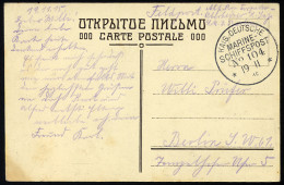 MSP VON 1914 - 1918 104 (Kleiner Kreuzer BERLIN), 19.11.1915, Feldpost-Ansichtskarte Von Bord Der Berlin, Pracht - Marittimi