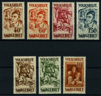 SAARGEBIET 144-50 , 1931, Volkshilfe, Prachtsatz, Mi. 450.- - Other & Unclassified